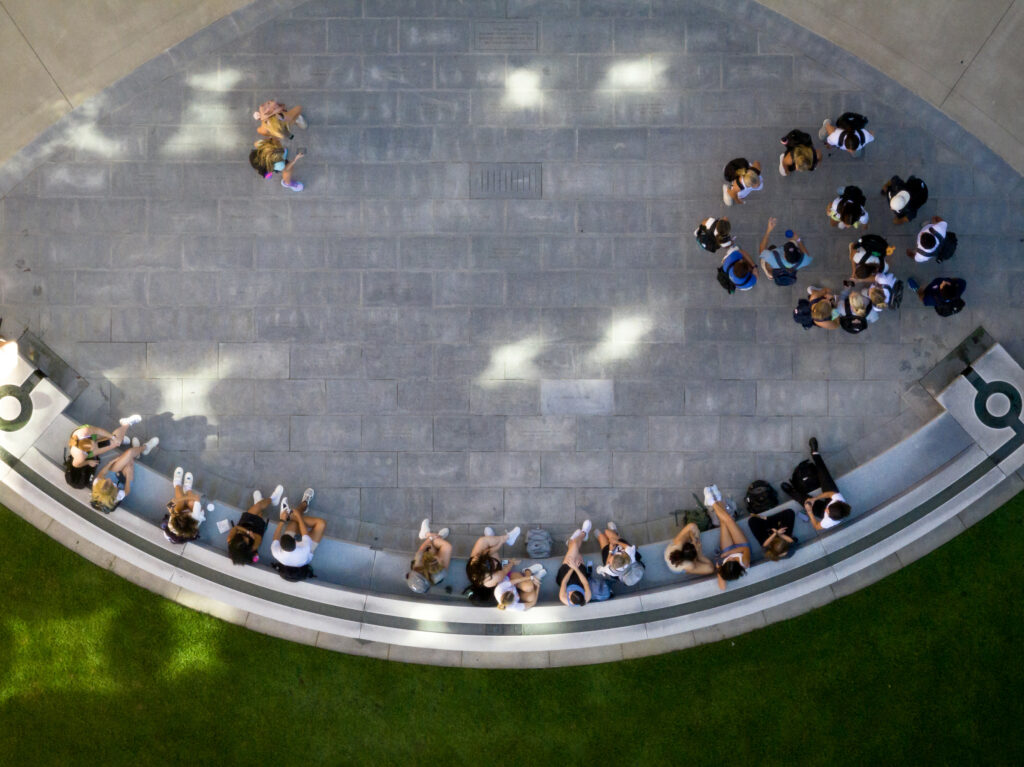 Students at Terry College