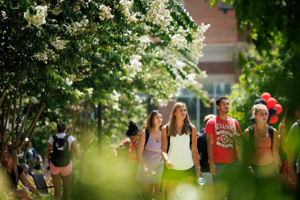 UGA students on first day of school