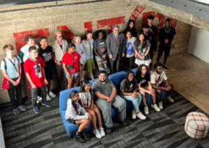 Students pose for a photo during Dawg Camp Innovate.