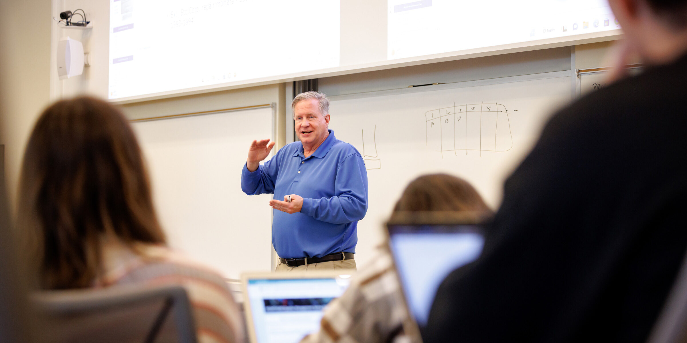 Marty Parker teaches a class